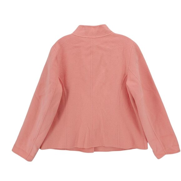 NWT TALBOTS Wool Blend Blazer Jacket Salmon Pink Size 16P - Picture 3 of 6